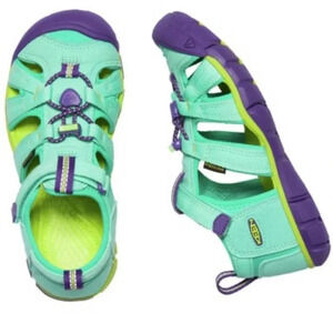 KEEN Cockatoo & Royal Purple Seacamp II CNX Sandal Kids Closed Toe Unisex 10